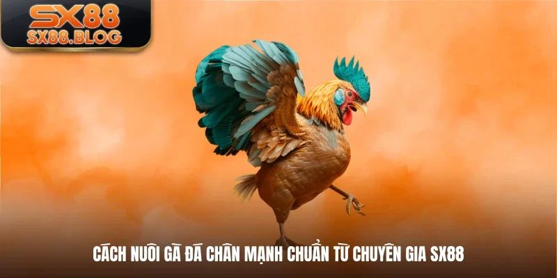 Cách nuôi gà đá chân mạnh chuẩn từ chuyên gia SX88