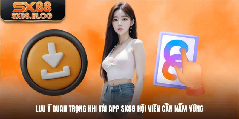 Lưu ý quan trọng khi tải app SX88 hội viên cần nắm vững